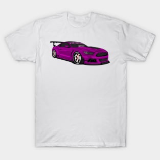 MUSTANG WIDEBODY PURPLE T-Shirt